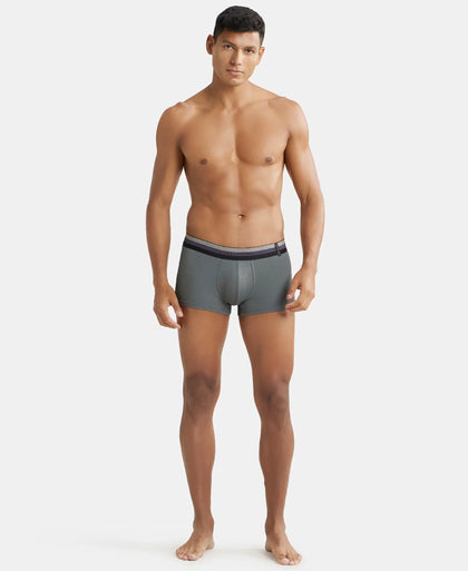 Tencel Micro Modal Elastane Solid Brief with StayFresh Properties - True Navy-4