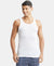 Tencel Micro Modal Cotton Rib Sleeveless Vest with Extended Length - White-1