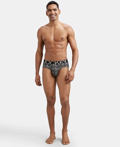 Tactel Microfiber Elastane Printed Brief with Moisture Move Properties - String Base Prints-4