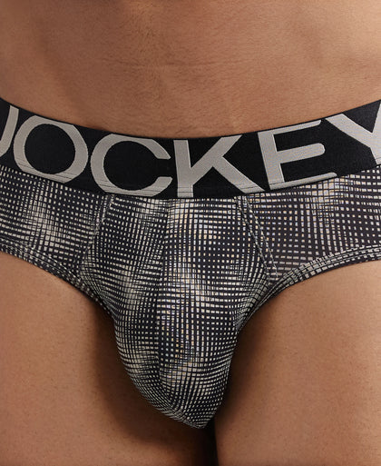 Tactel Microfiber Elastane Printed Brief with Moisture Move Properties - String Base Prints-7