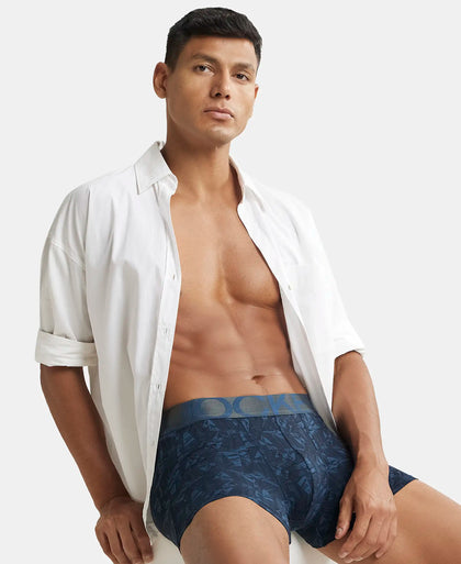 Tencel Micro Modal Elastane Printed Trunk with Natural StayFresh Properties - Potent Purple-5