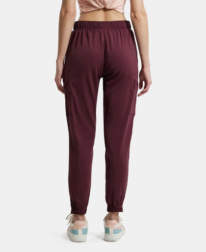 Microfiber Fabric Regular Fit Solid Travel Pants - Fig-3