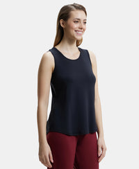 Environment Friendly Lyocell Relaxed Fit Tank Top - Black-2