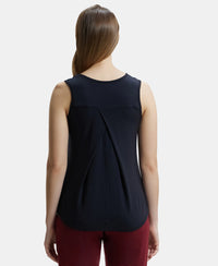 Environment Friendly Lyocell Relaxed Fit Tank Top - Black-3