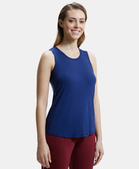 Environment Friendly Lyocell Relaxed Fit Tank Top - Medieval Blue-2