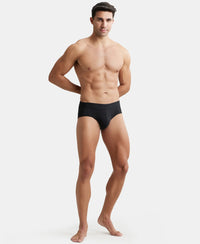 Microfiber Elastane Solid Brief with StayDry Treatment - Poseidon-4