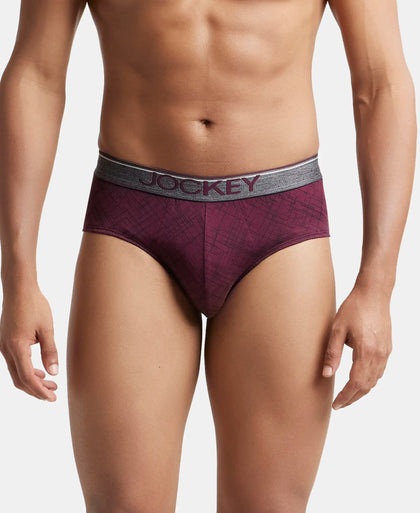 Super Combed Cotton Printed Brief with Ultrasoft Waistband - Assorted-2