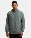 Microfiber Water Resistant Convertible Hoodie Jacket - Quiet Shade-1