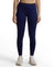 Tactel Microfiber Elastane Performance Leggings with Broadwaistband & Side Pockets - Midnight Sail-1