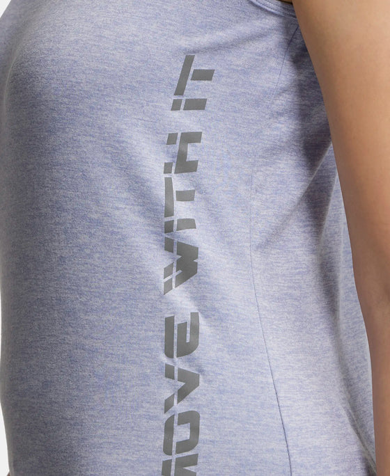 Microfiber Fabric Graphic Printed Tank Top With Breathable Mesh - Even Tide-7