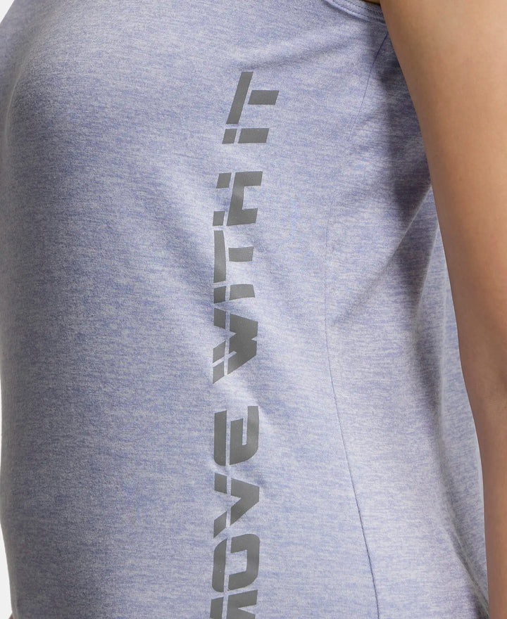 Microfiber Fabric Graphic Printed Tank Top With Breathable Mesh - Even Tide-7