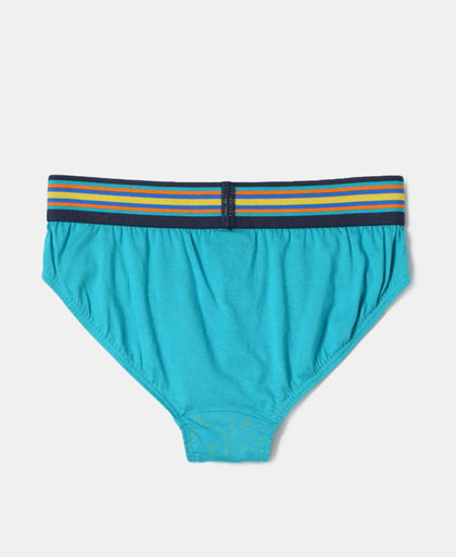 Super Combed Cotton Solid Brief with Ultrasoft Waistband - Assorted Colors-11