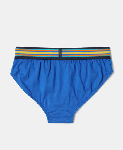 Super Combed Cotton Solid Brief with Ultrasoft Waistband - Assorted Colors-5