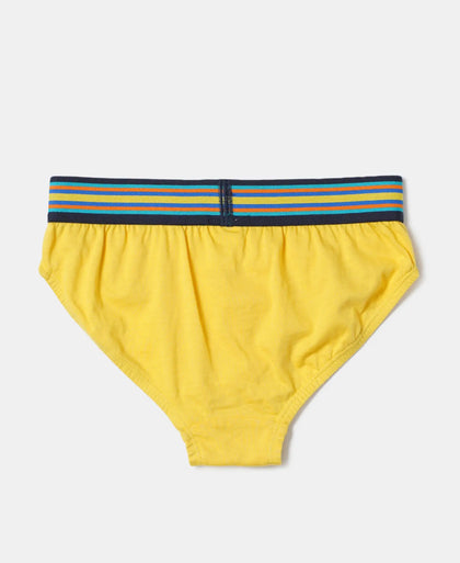 Super Combed Cotton Solid Brief with Ultrasoft Waistband - Assorted Colors-9