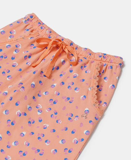 Super Combed Cotton Printed Pyjama - Coral Reef Printed-3