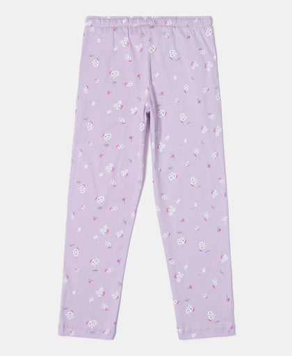 Super Combed Cotton Printed Pyjama - Lavendula-2