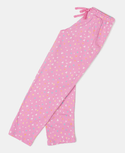 Super Combed Cotton Printed Pyjama - Wild Orchid Printed-5