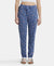 Micro Modal Cotton Relaxed Fit Printed Pyjama with Side Pockets - Infinity Blue-1