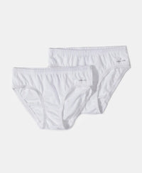 Super Combed Cotton Panty with Ultrasoft Waistband - White-1