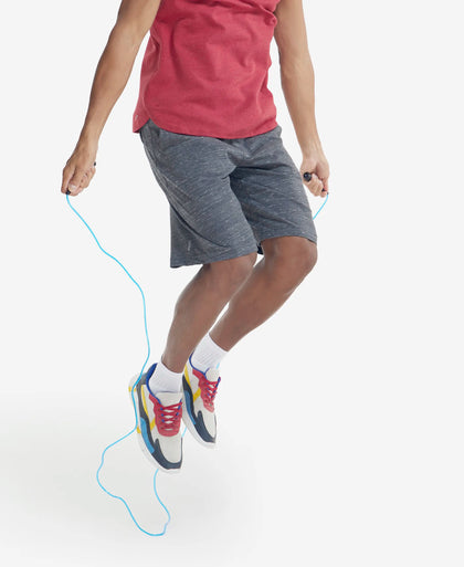 Super Combed Cotton Rich Shorts with StayFresh Treatment - Cool Grey Melange-5