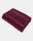Cotton Terry Ultrasoft and Durable Solid Bath Towel - Burgundy-1