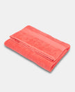 Cotton Terry Ultrasoft and Durable Solid Bath Towel - Coral-1