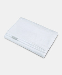 Cotton Terry Ultrasoft and Durable Solid Bath Towel - White-1