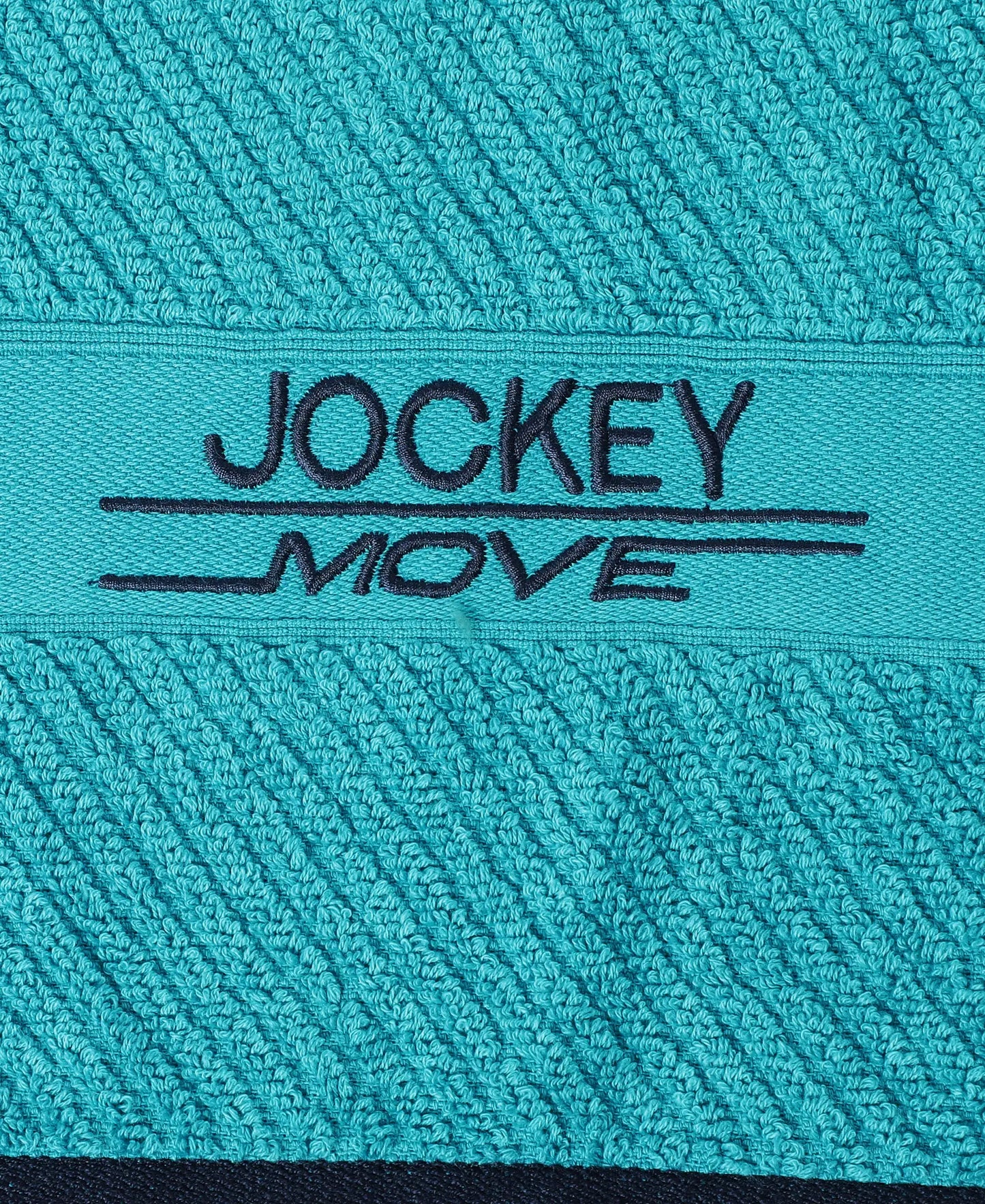 Cotton Rich Terry Ultrasoft and Durable Solid Bath Towel - Caribbean Turquoise-4