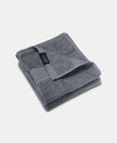 Cotton Terry Ultrasoft and Durable Solid Hand Towel - Grey-1