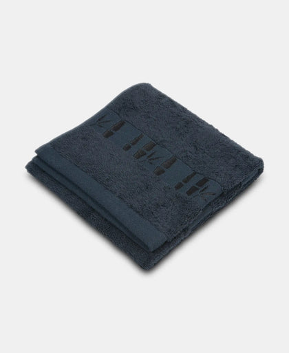 Bamboo Cotton Blend Terry Ultrasoft and Durable Hand Towel with Natural StayFresh Properties - Navy-2