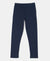 Super Combed Cotton Elastane Leggings - Navy-1