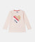 Super Combed Cotton Graphic Printed Full Sleeve T-Shirt - Ballet Pink-1