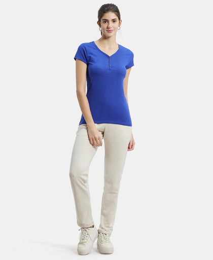 Super Combed Cotton French Terry Track Pant with Side Pockets - Cream Melange-4