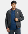 Super Combed Cotton Rich Jacket with Ribbed Cuffs - Black-1