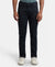 Super Combed Cotton Rich Elastane Stretch Slim Fit Leisure Jeans With 5 Pocket Styling - Black Stone-1