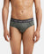 Super Combed Cotton Solid Brief with Ultrasoft Waistband - Deep Olive-1