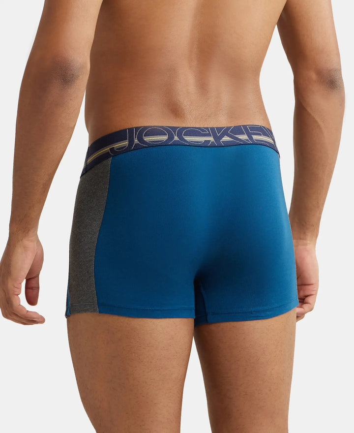 Super Combed Cotton Elastane Solid Trunk with Ultrasoft Waistband - Poseidon-3