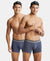 Super Combed Cotton Elastane Solid Trunk with Ultrasoft Waistband - Graphite-1