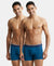 Super Combed Cotton Elastane Solid Trunk with Ultrasoft Waistband - Seaport Teal-1