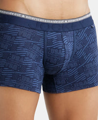 Super Combed Cotton Elastane Printed Trunk with Ultrasoft Waistband - Assorted (Pack of 2)-11