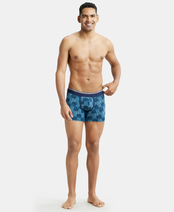 Super Combed Cotton Elastane Printed Trunk with Ultrasoft Waistband - Assorted (Pack of 2)-19