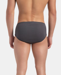 Super Combed Cotton Rib Solid Brief with StayFresh Treatment - Magnet (Pack of 2)