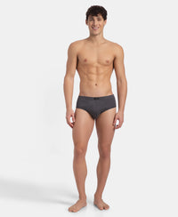 Super Combed Cotton Rib Solid Brief with StayFresh Treatment - Magnet (Pack of 2)