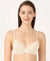 Under-Wired Padded Super Combed Cotton Elastane Stretch Medium Coverage T-Shirt Bra with Detachable Straps - Birch