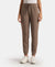 Super Combed Cotton Elastane French Terry Relaxed Fit Joggers With Zipper Pockets - Falcon