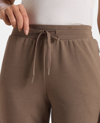 Super Combed Cotton Elastane French Terry Relaxed Fit Joggers With Zipper Pockets - Falcon