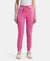 Super Combed Cotton Elastane French Terry Slim Fit Joggers With Zipper Pockets - Ibis Rose Melange