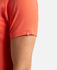 Super Combed Cotton Elastane Stretch Regular Fit Graphic Printed Round Neck Half Sleeve T-Shirt  - Dubarry print050-8