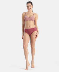 High Coverage Super Combed Cotton Hipster With Concealed Waistband and StayFresh Treatment - Dark Prints (Pack of 5)