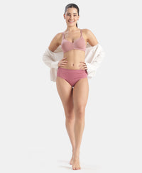 High Coverage Super Combed Cotton Hipster With Concealed Waistband and StayFresh Treatment - Dark Prints (Pack of 5)